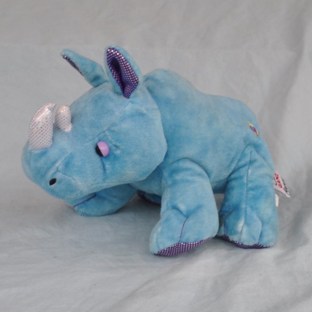 4 for $40 - plush ganz radiant rhino HM637 stuffed animal webkinz (w634)